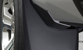 Custom molded mud guards